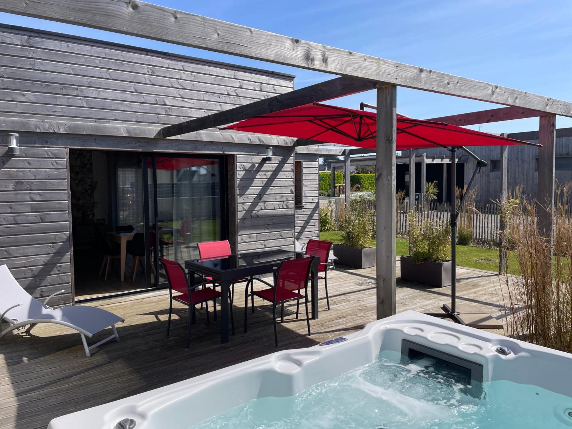 Villa Egurra, A Proximite D'Une Plage De Sable Fin Santec Bagian luar foto